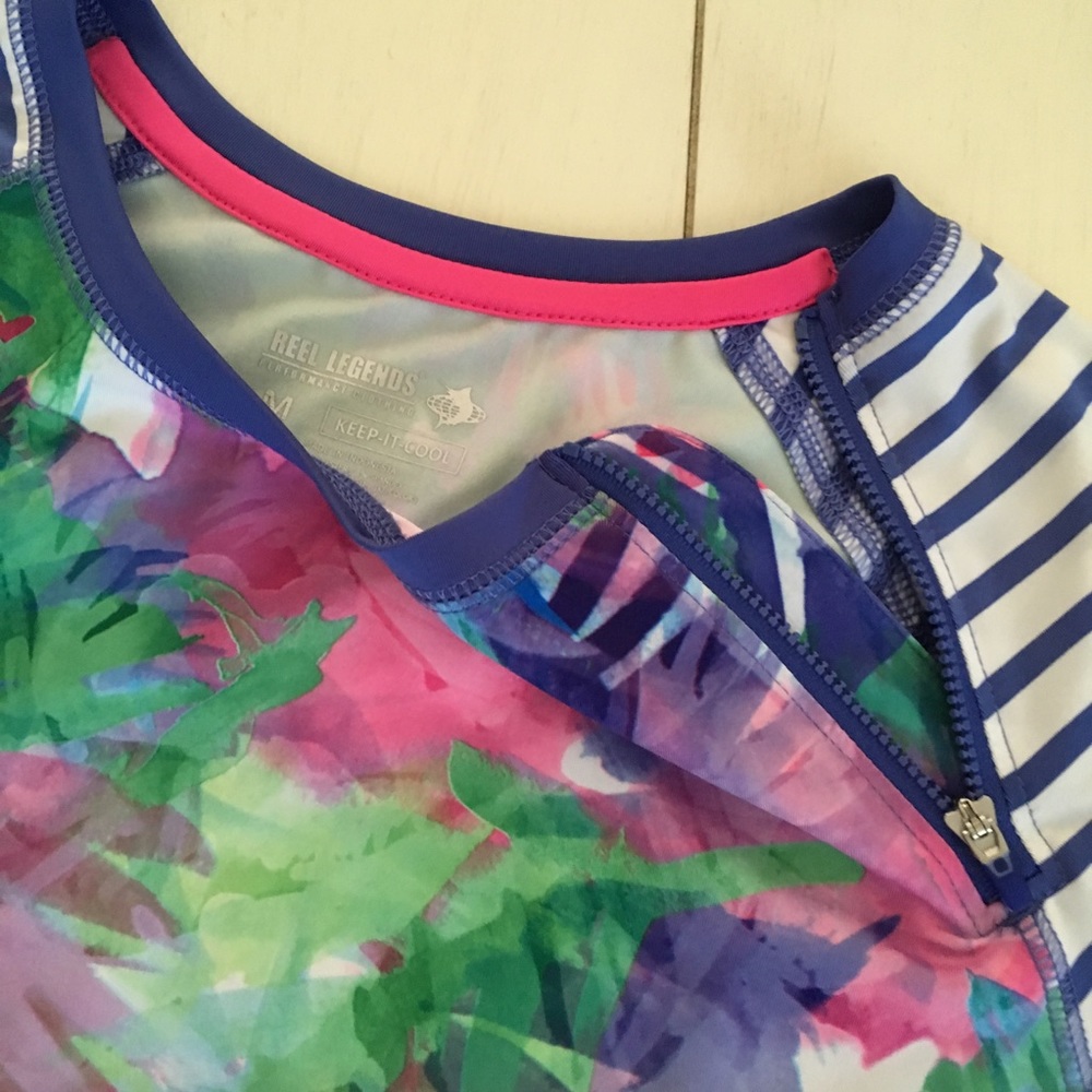 Reel Legends Keep It Cool Print Top - Picture 5 of 8